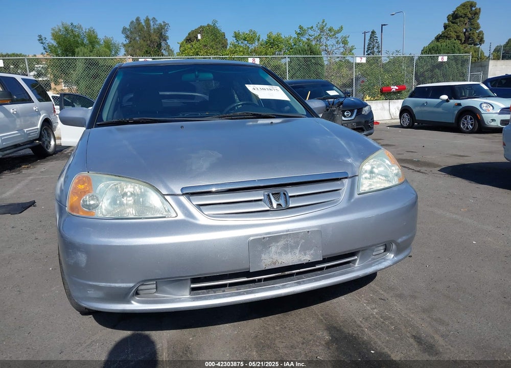 2001 HONDA CIVIC EX VIN: 2HGES25751H561195