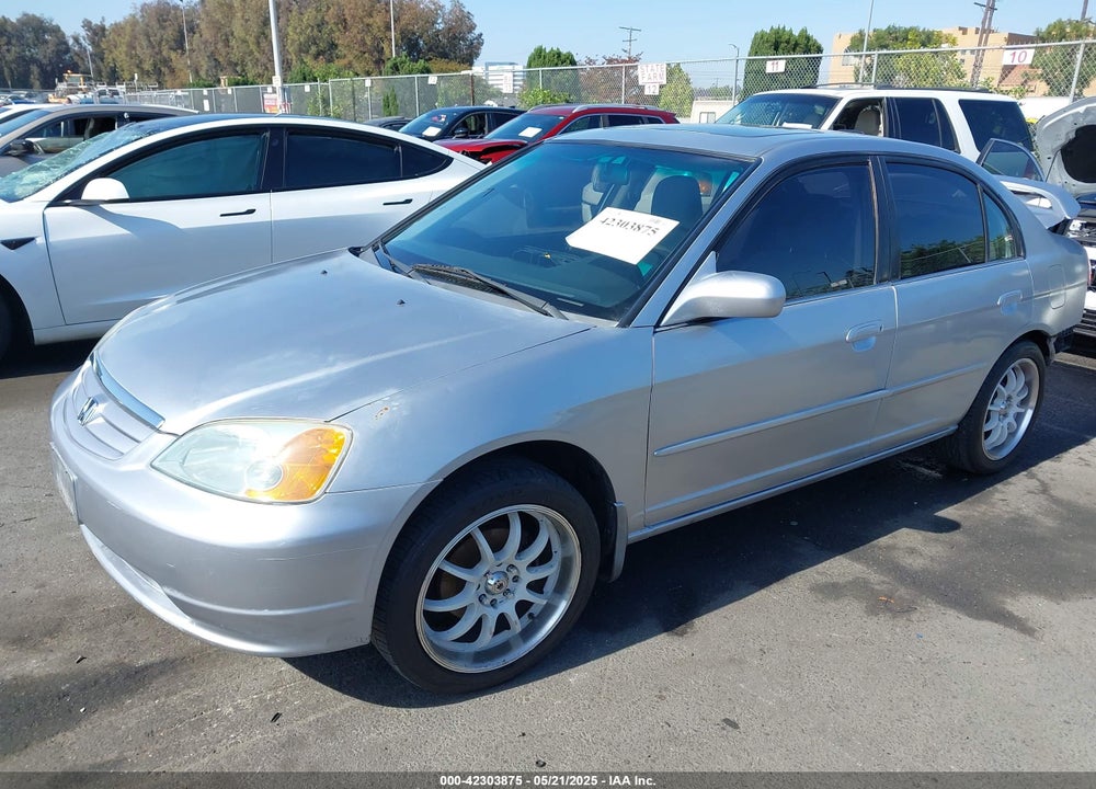 2001 HONDA CIVIC EX VIN: 2HGES25751H561195