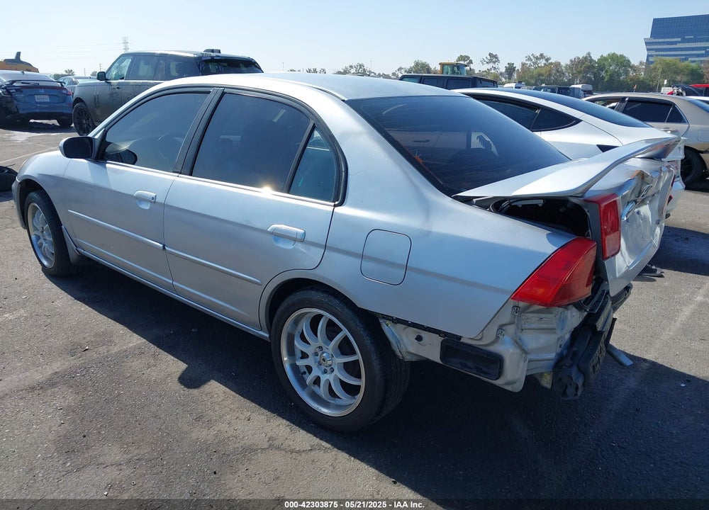 2001 HONDA CIVIC EX VIN: 2HGES25751H561195