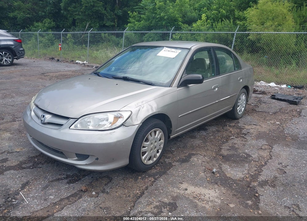 2004 HONDA CIVIC LX VIN: 2HGES16594H579338