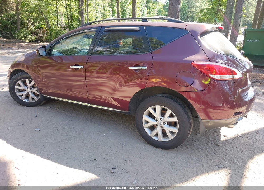 2012 NISSAN MURANO VIN: JN8AZ1MW5CW211442