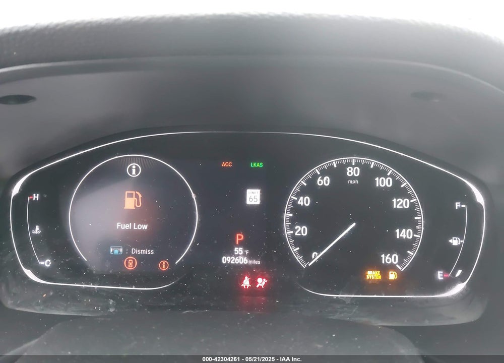 2019 HONDA ACCORD VIN: 1HGCV1F18KA082465