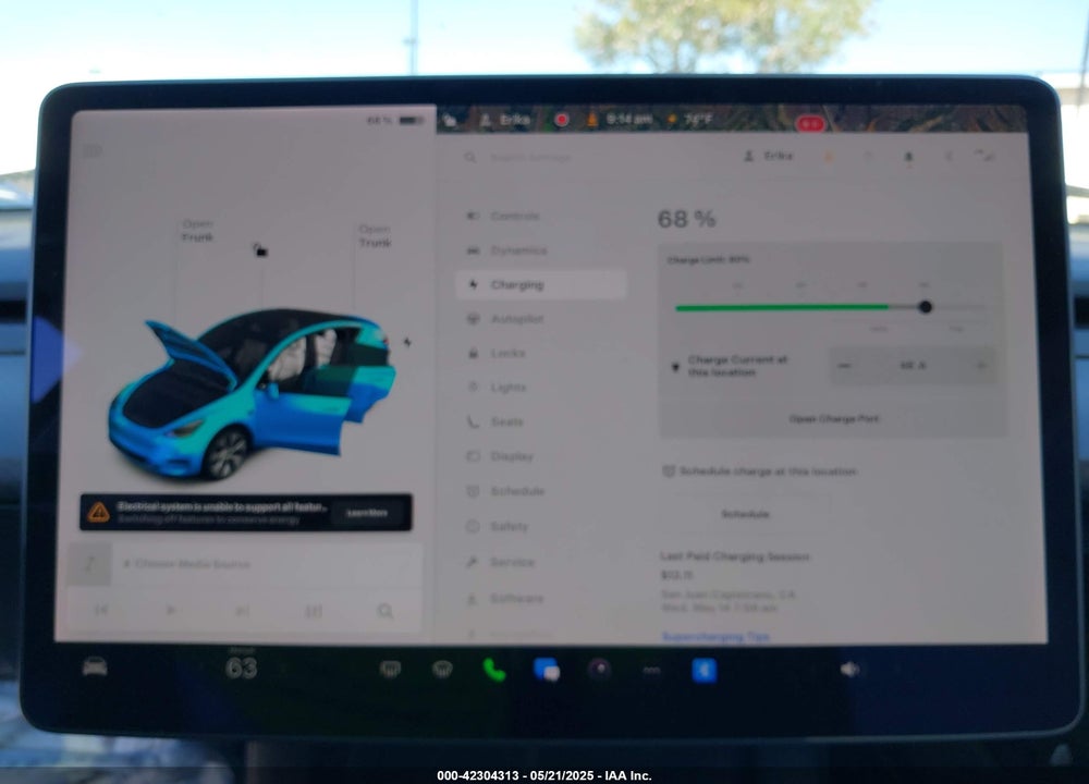2021 TESLA MODEL Y VIN: 5YJYGAEE5MF189275