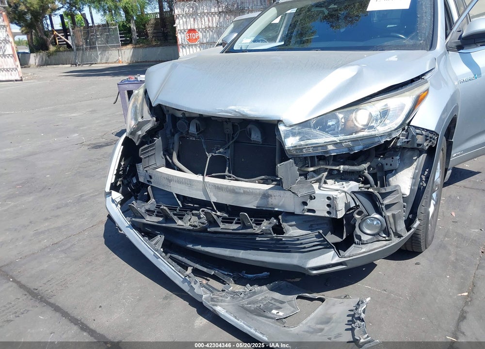 2017 TOYOTA HIGHLANDER HYBRID VIN: 5TDDGRFH6HS036458