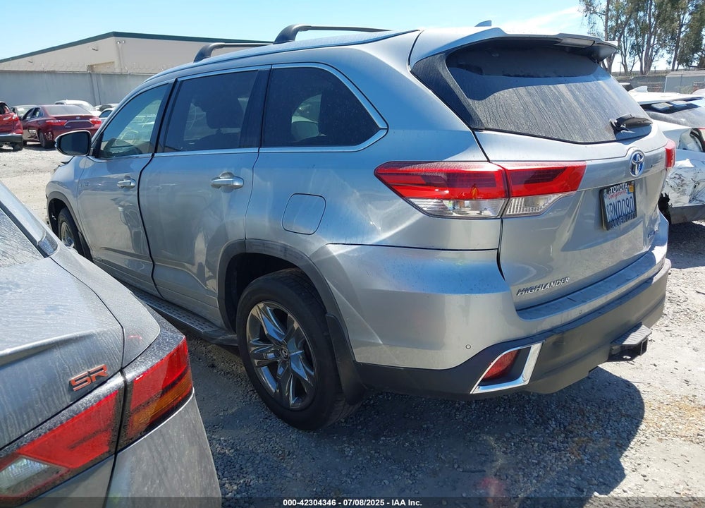 2017 TOYOTA HIGHLANDER HYBRID VIN: 5TDDGRFH6HS036458