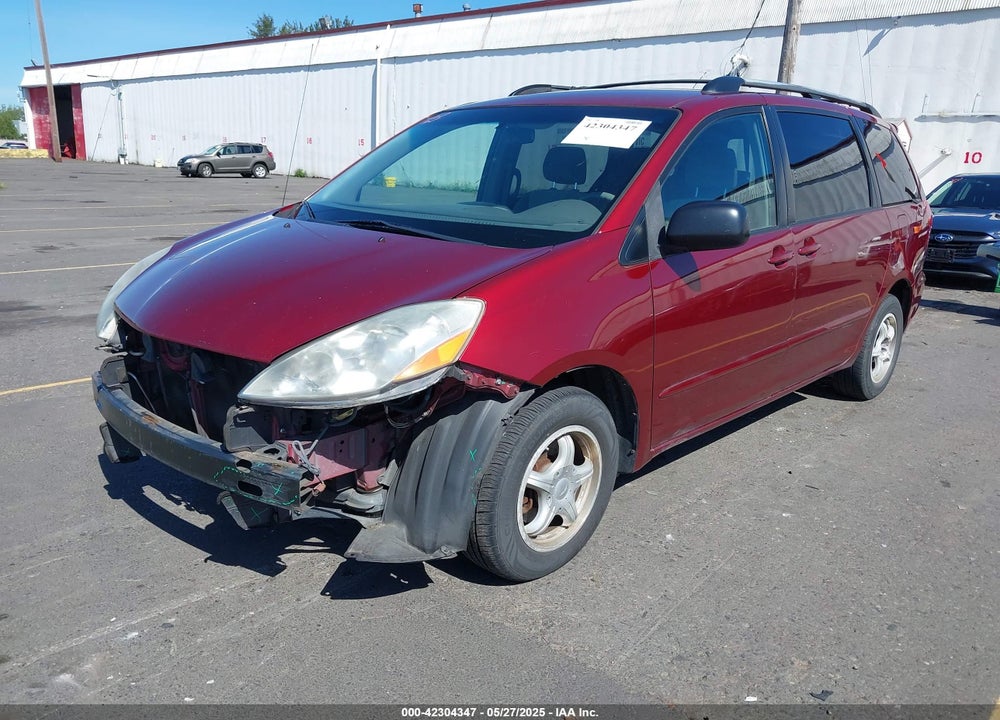 2008 TOYOTA SIENNA VIN: 5TDZK23C88S133231