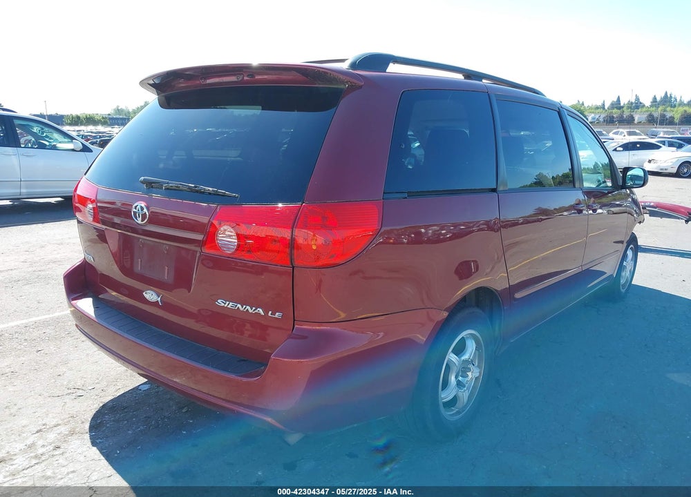2008 TOYOTA SIENNA VIN: 5TDZK23C88S133231