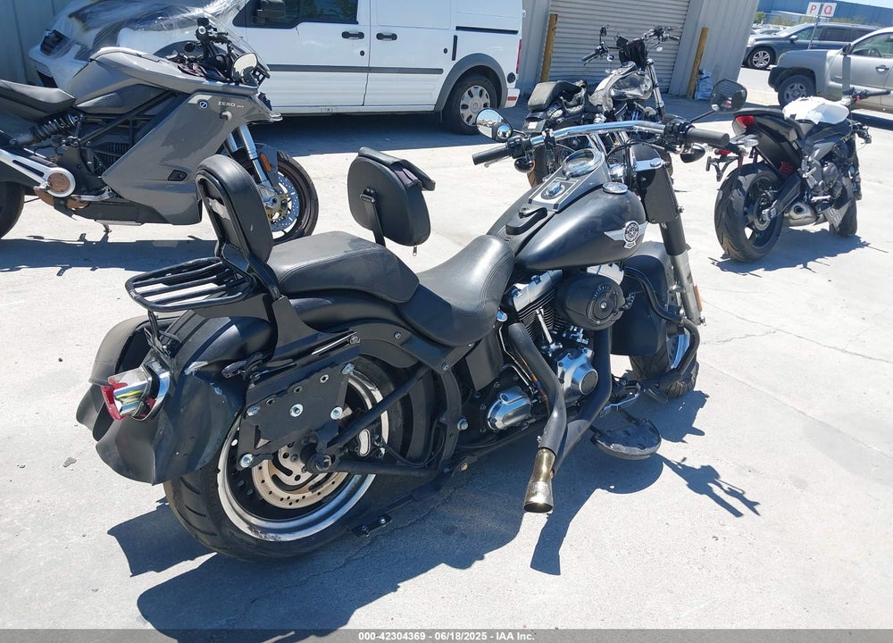 2014 HARLEY-DAVIDSON FLSTFB FATBOY LO VIN: 1HD1JNV11EB046897
