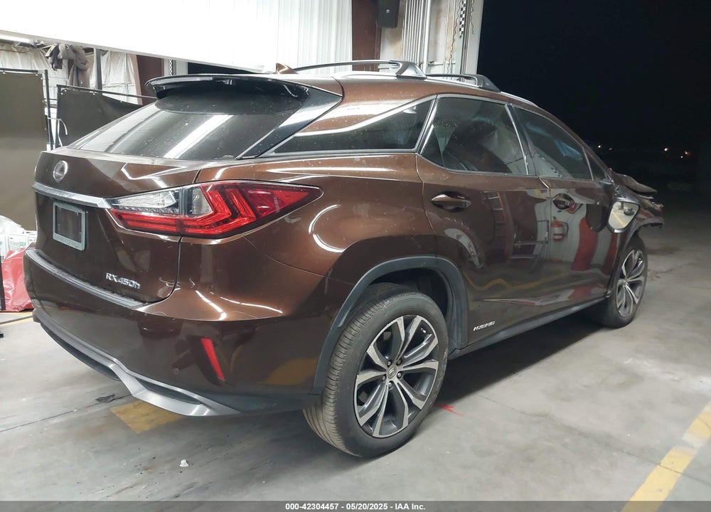 2016 LEXUS RX 450H VIN: 2T2BGMCA1GC005462