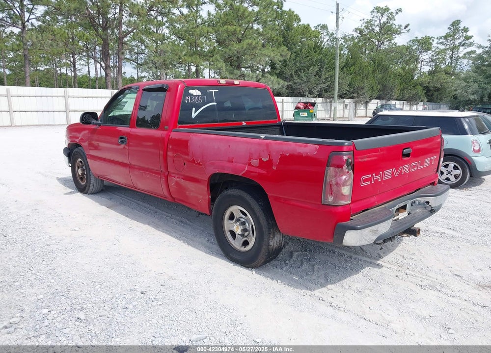 2004 CHEVROLET SILVERADO 1500 WORK TRUCK VIN: 1GCEC19X84Z193857