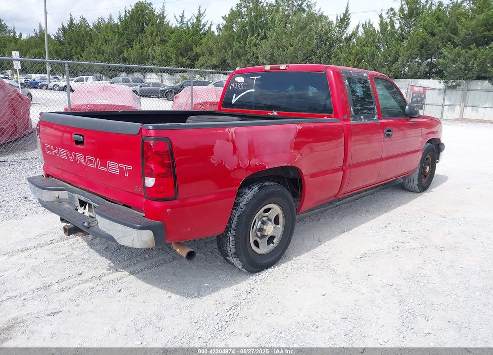 2004 CHEVROLET SILVERADO 1500 WORK TRUCK VIN: 1GCEC19X84Z193857