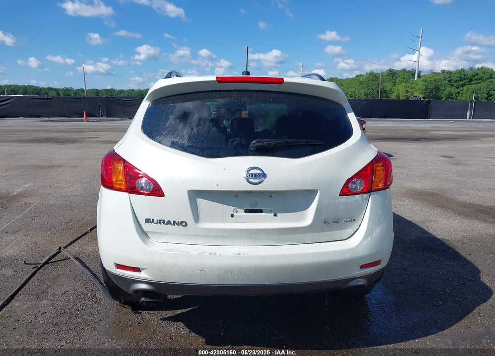2009 NISSAN MURANO VIN: JN8AZ18W49W121248