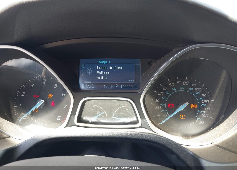 2012 FORD FOCUS VIN: 1FAHP3F24CL385936