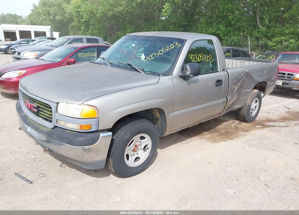 2001 GMC SIERRA 1500 SL VIN: 1GTEK14V51E119596