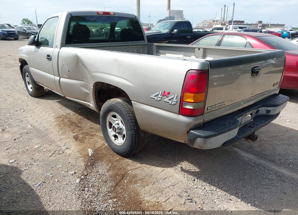 2001 GMC SIERRA 1500 SL VIN: 1GTEK14V51E119596