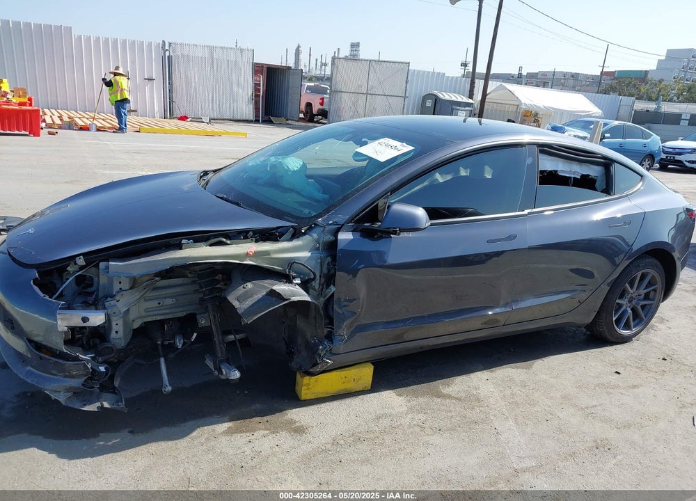 2022 TESLA MODEL 3 REAR-WHEEL DRIVE VIN: 5YJ3E1EA9NF212412