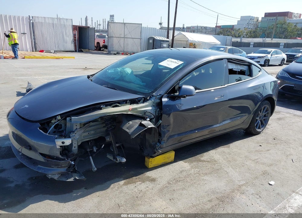 2022 TESLA MODEL 3 REAR-WHEEL DRIVE VIN: 5YJ3E1EA9NF212412