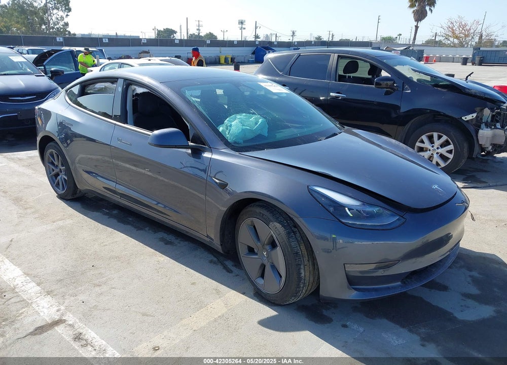 2022 TESLA MODEL 3 REAR-WHEEL DRIVE VIN: 5YJ3E1EA9NF212412