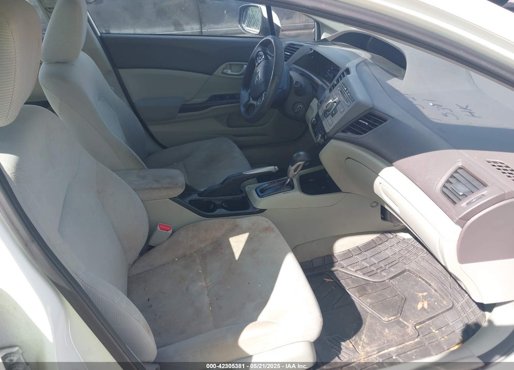 2012 HONDA CIVIC VIN: 19XFB2F5XCE070605