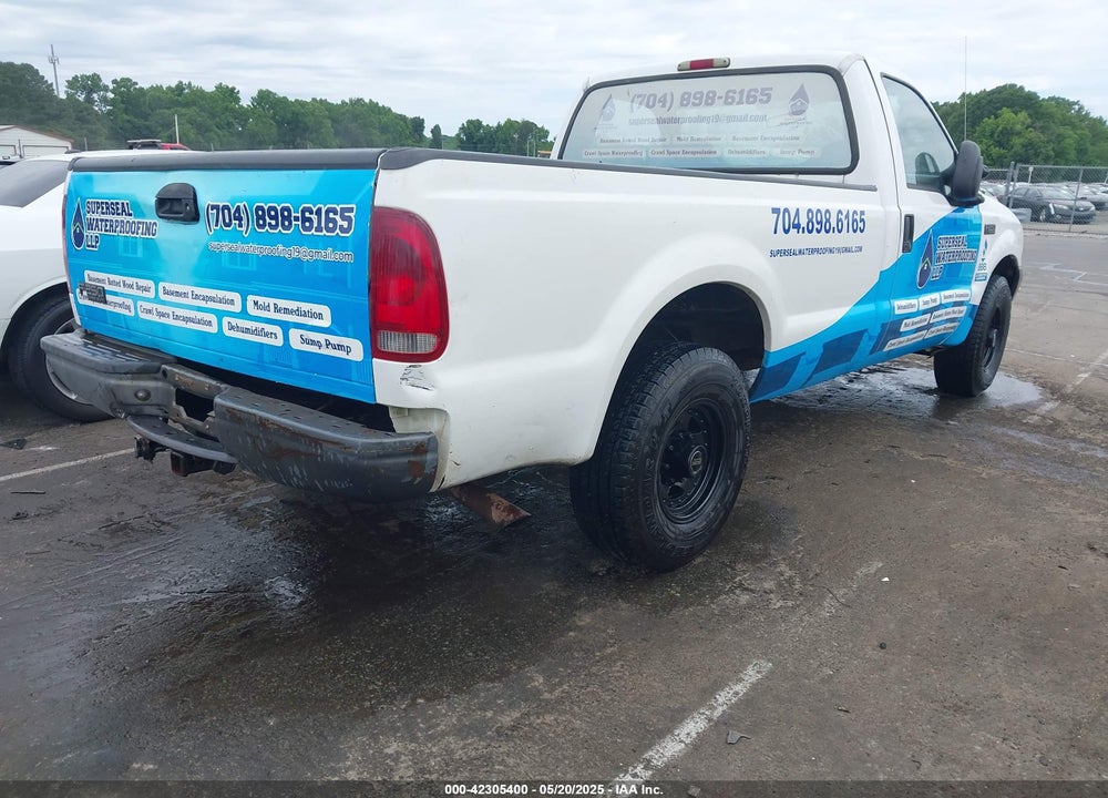 2004 FORD F-250 XL/XLT VIN: 1FTNF20LX4EC78522