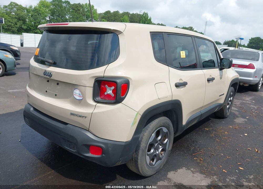 2016 JEEP RENEGADE VIN: ZACCJAAW0GPC93907
