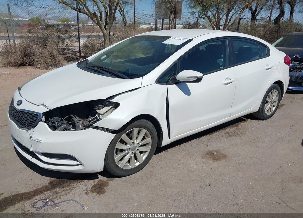 2014 KIA FORTE LX VIN: KNAFX4A6XE5217305