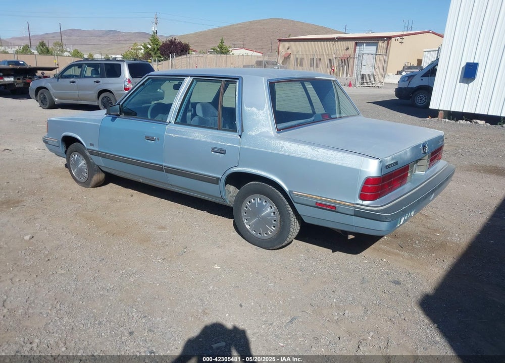 1989 DODGE ARIES LE VIN: 1B3BK46D9KC425630