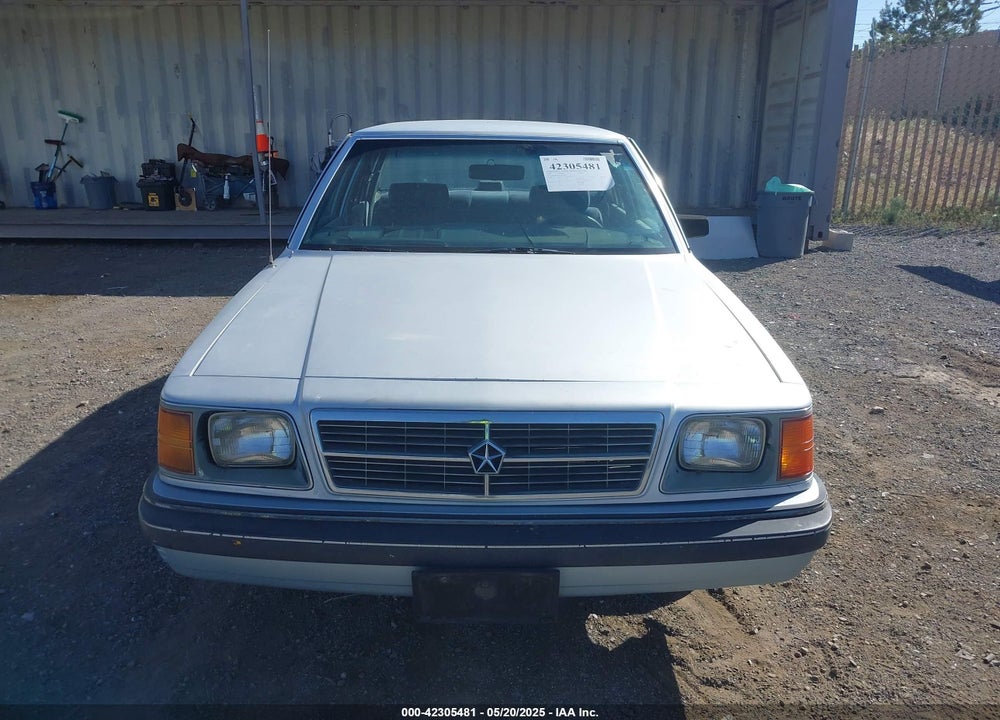 1989 DODGE ARIES LE VIN: 1B3BK46D9KC425630