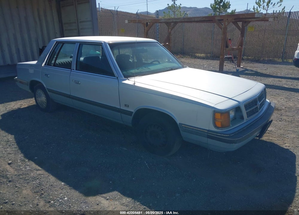 1989 DODGE ARIES LE VIN: 1B3BK46D9KC425630