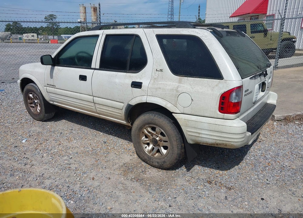 2002 ISUZU RODEO LS 3.2L V6/LSE 3.2L V6/S 3.2L V6 VIN: 4S2CK58W024313661
