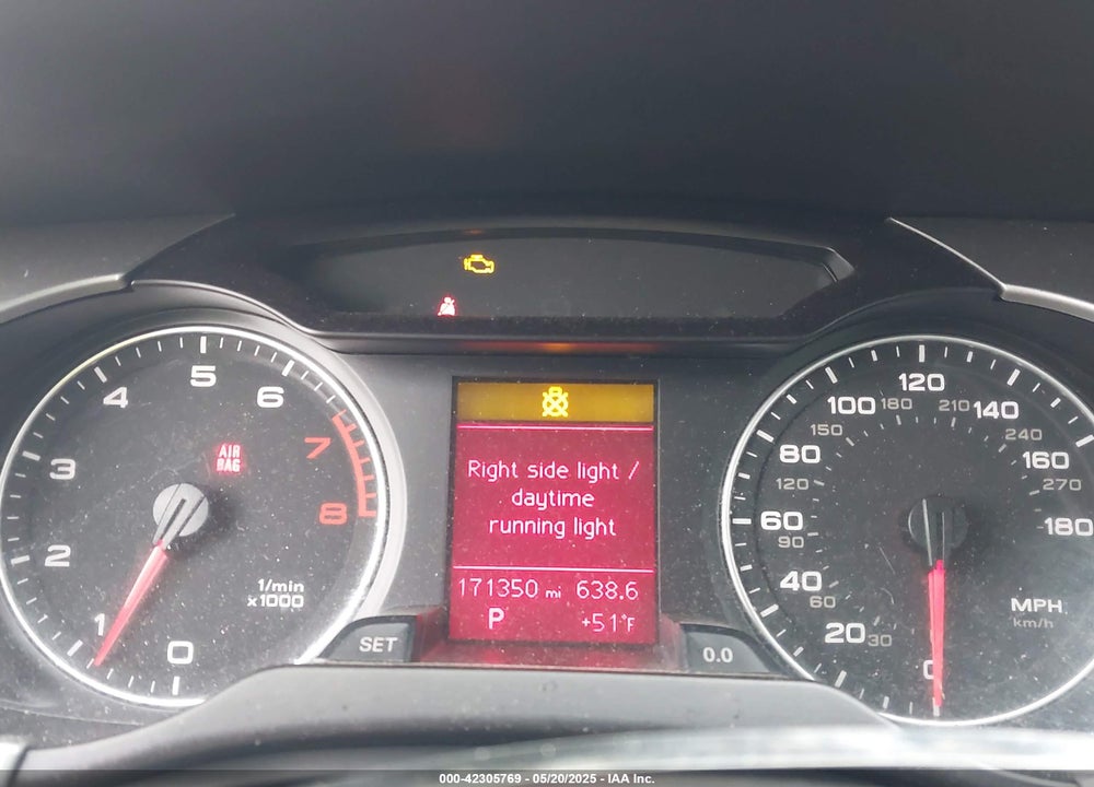 2009 AUDI A4 VIN: WAUSF78K69N045320