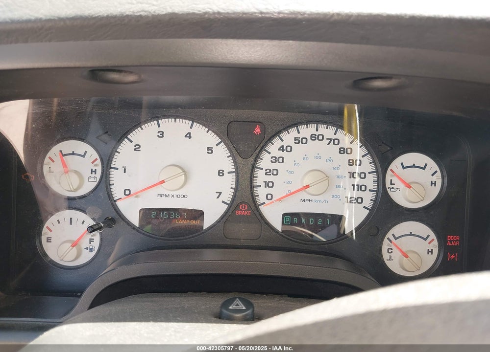 2005 DODGE RAM 1500 VIN: 1D7HA18D85S241710