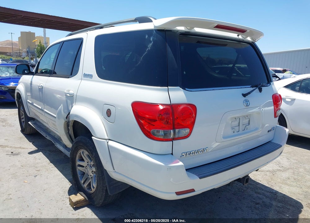 2005 TOYOTA SEQUOIA LIMITED V8 VIN: 5TDZT38A85S243394