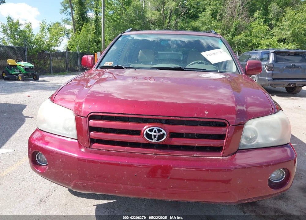2006 TOYOTA HIGHLANDER V6 VIN: JTEEP21A560162053