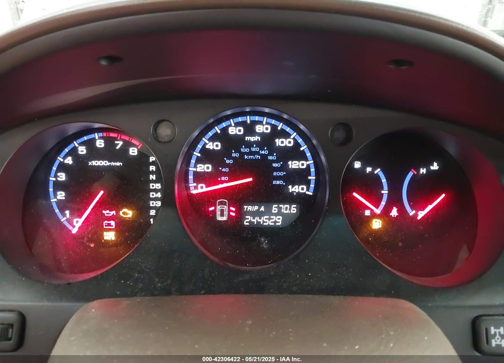 2005 ACURA MDX VIN: 2HNYD18615H514099