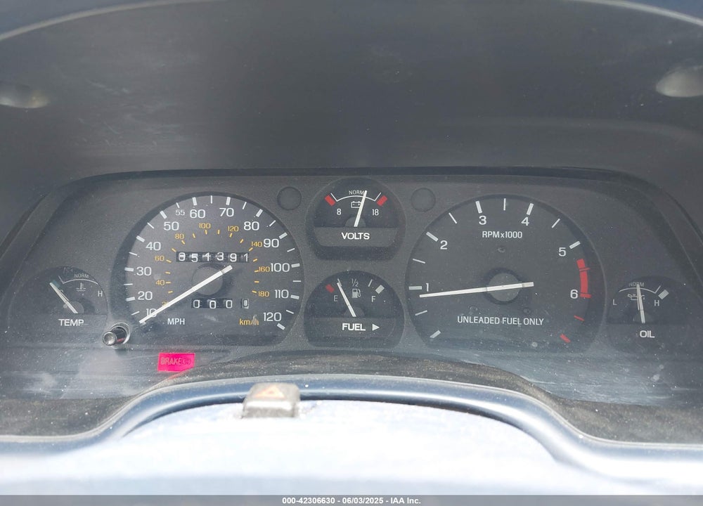 1995 MERCURY COUGAR VIN: 1MELM62W6SH623812