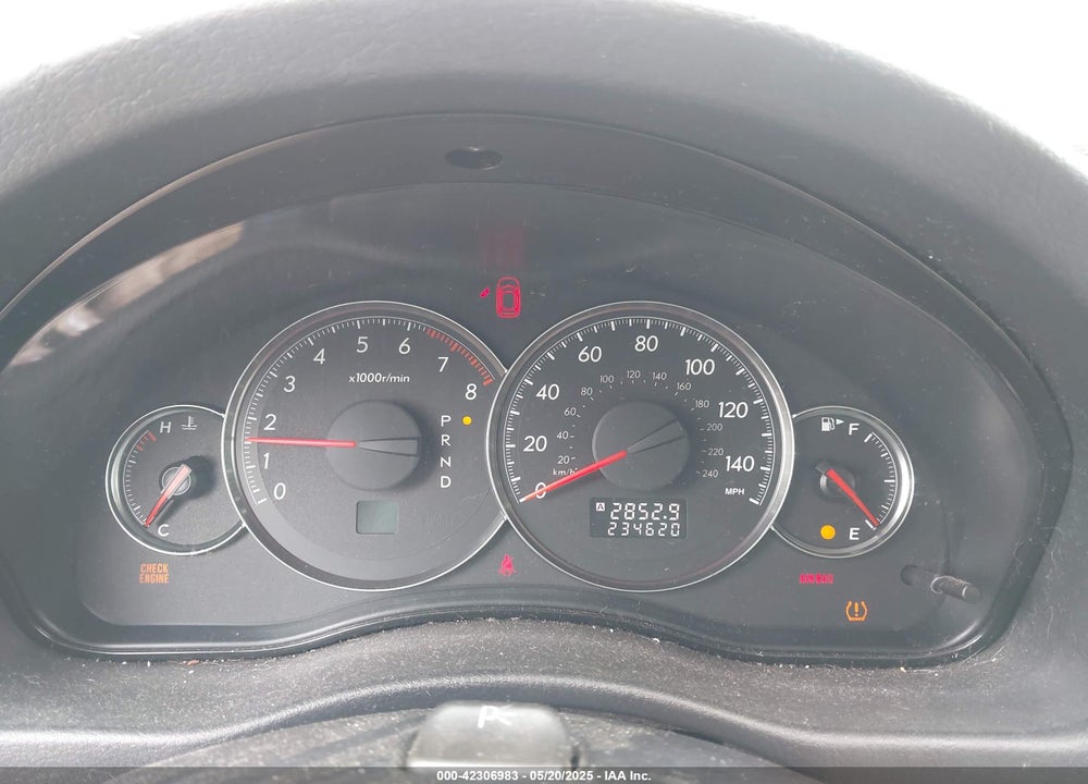 2008 SUBARU LEGACY 2.5I VIN: 4S3BL616987216972
