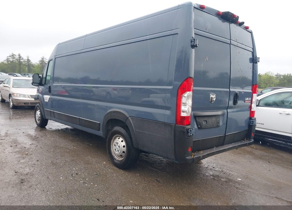 2021 RAM PROMASTER 3500 CARGO VAN HIGH ROOF 159 WB EXT VIN: 3C6MRVJG0ME574229