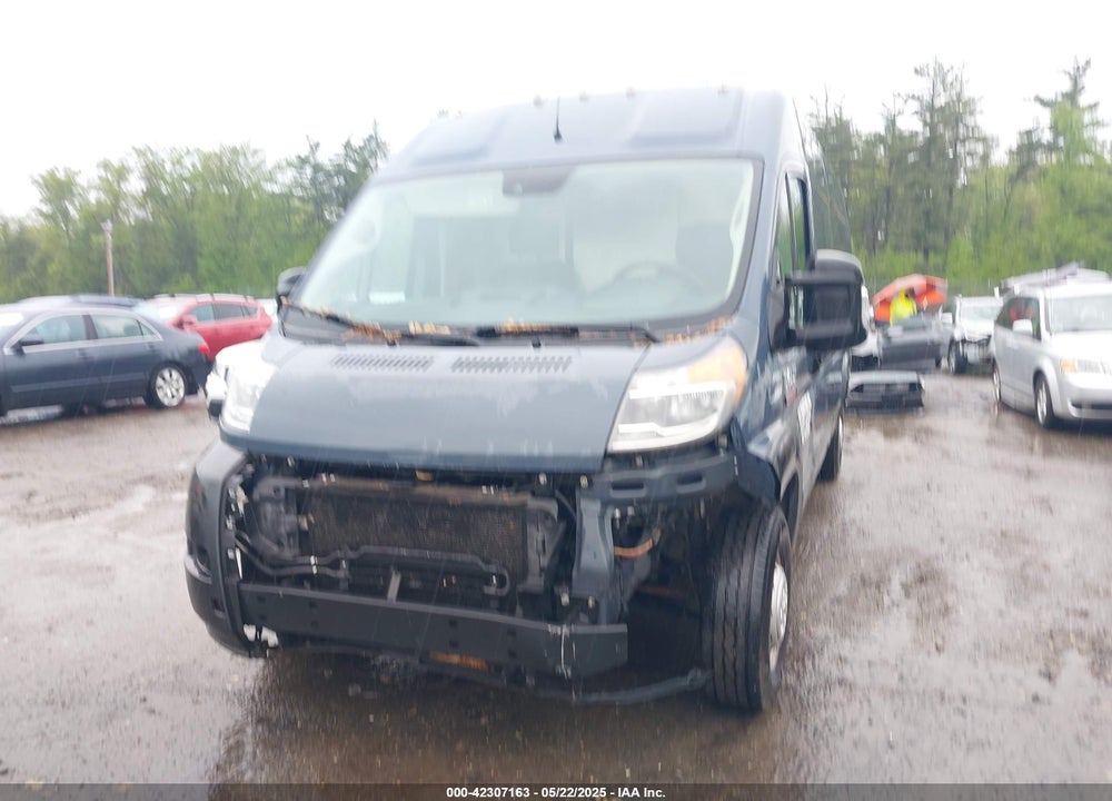 2021 RAM PROMASTER 3500 CARGO VAN HIGH ROOF 159 WB EXT VIN: 3C6MRVJG0ME574229