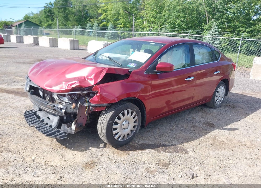 2017 NISSAN SENTRA SV VIN: 3N1AB7AP8HY238055