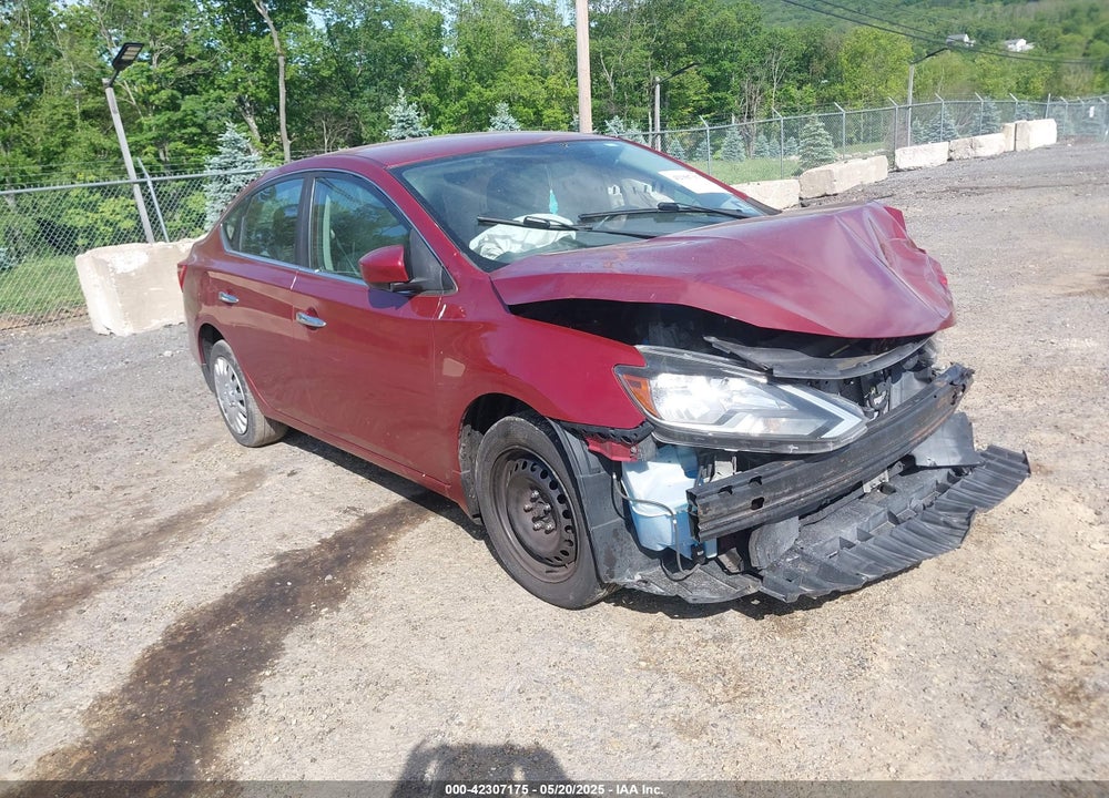 2017 NISSAN SENTRA SV VIN: 3N1AB7AP8HY238055