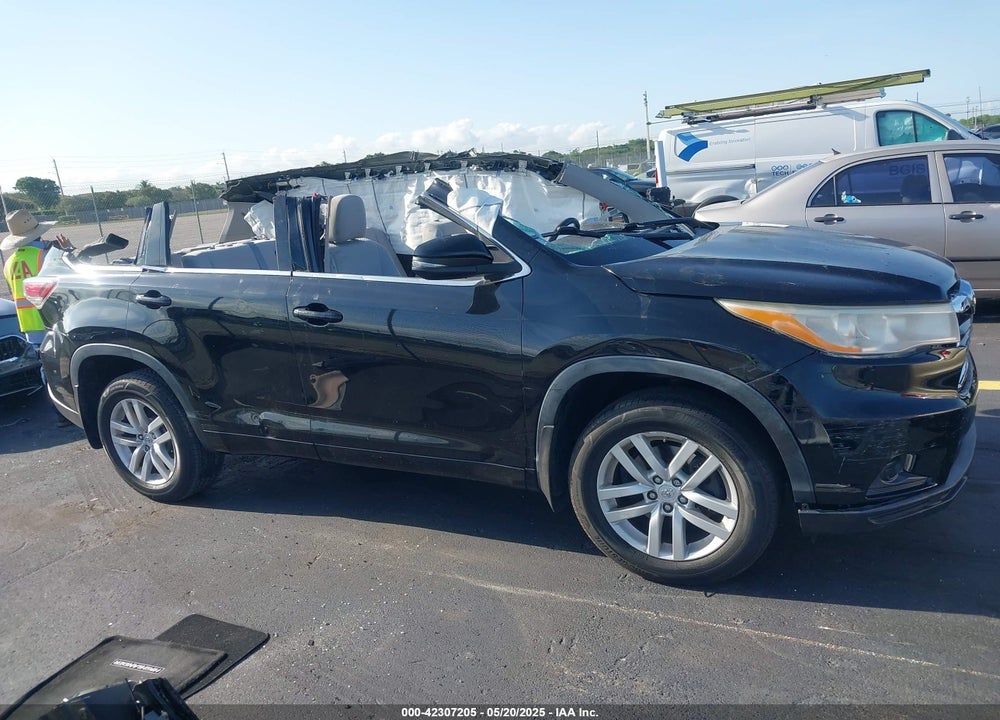 2014 TOYOTA HIGHLANDER LE PLUS V6/LE V6 VIN: 5TDZKRFH4ES005192