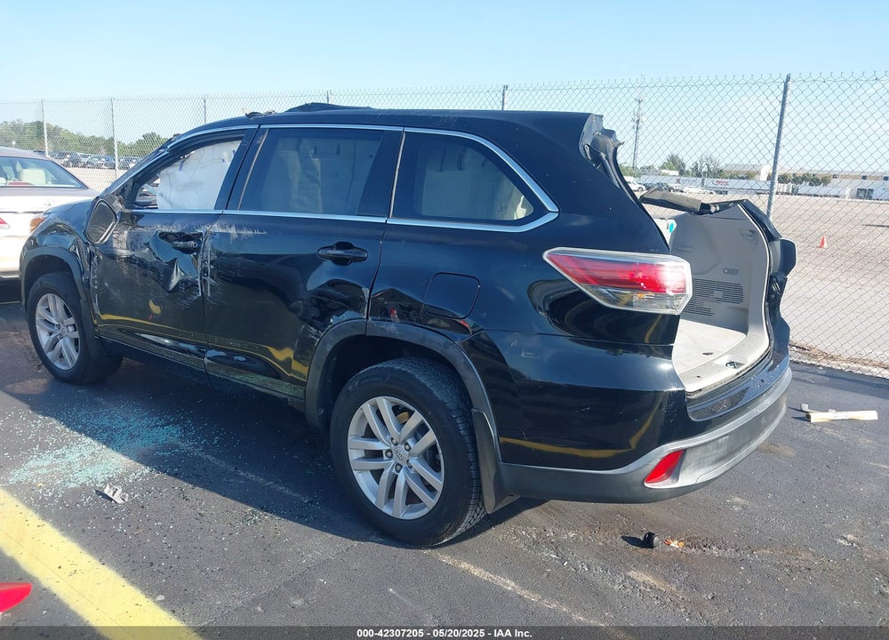 2014 TOYOTA HIGHLANDER LE PLUS V6/LE V6 VIN: 5TDZKRFH4ES005192