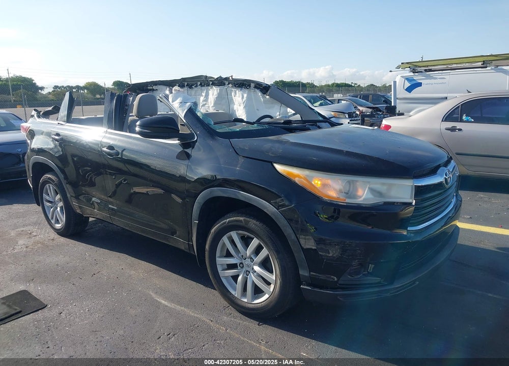 2014 TOYOTA HIGHLANDER LE PLUS V6/LE V6 VIN: 5TDZKRFH4ES005192