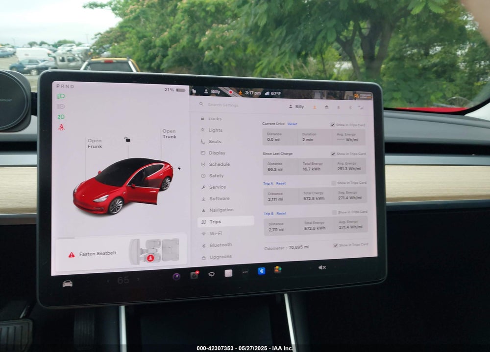 2020 TESLA MODEL 3 LONG RANGE DUAL MOTOR ALL-WHEEL DRIVE VIN: 5YJ3E1EB2LF790969