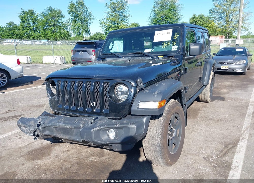 2022 JEEP WRANGLER UNLIMITED VIN: 1C4HJXDN4NW255589