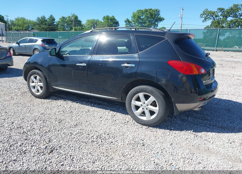 2009 NISSAN MURANO SL VIN: JN8AZ18W89W125660