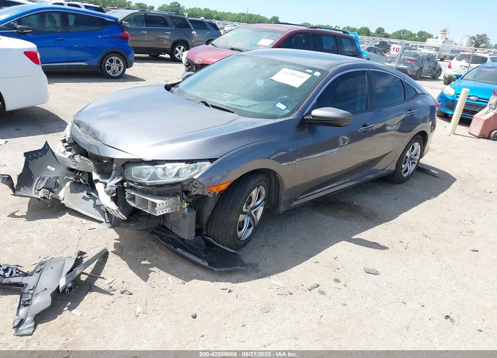 2018 HONDA CIVIC VIN: 2HGFC2F50JH599142
