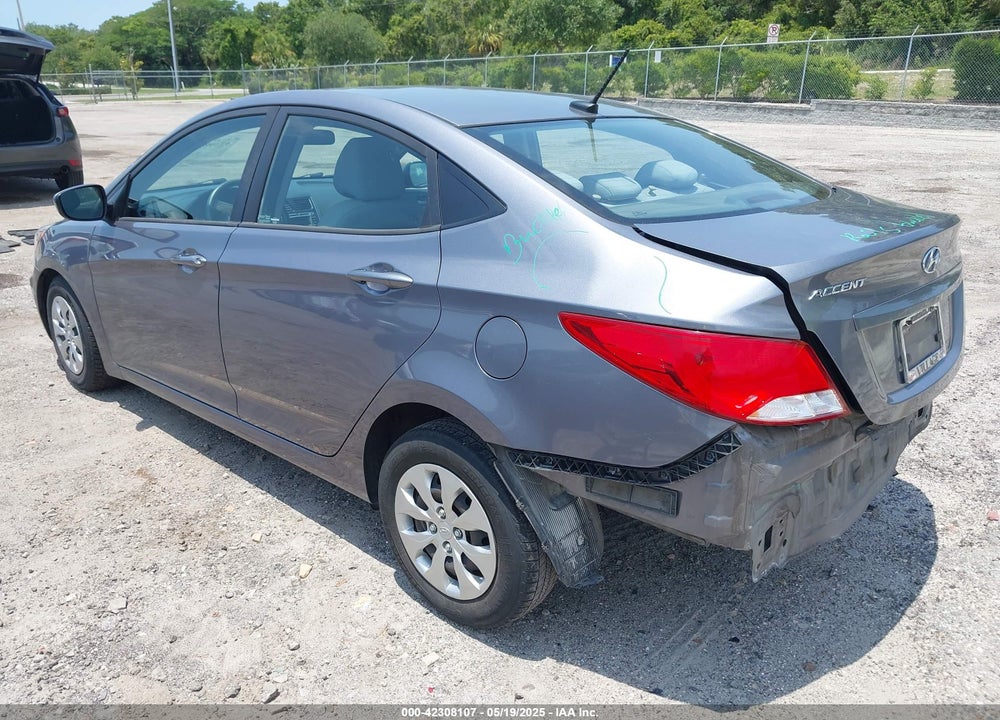 2017 HYUNDAI ACCENT SE VIN: KMHCT4AE3HU301450