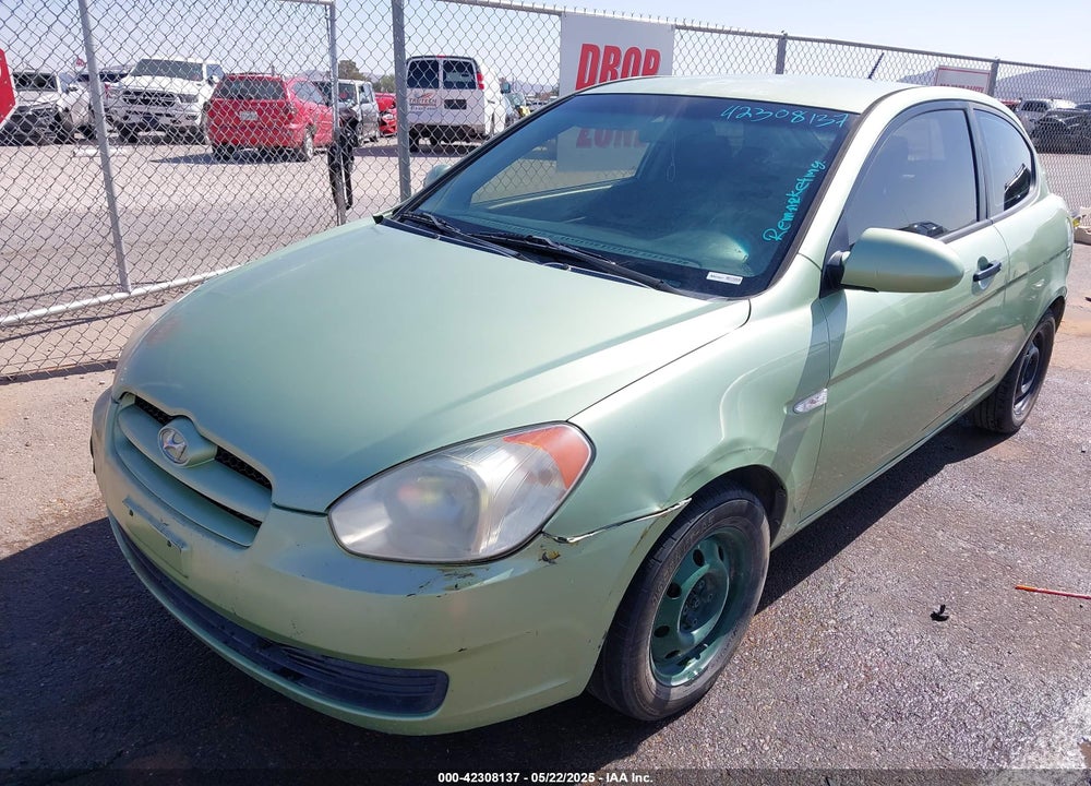 2007 HYUNDAI ACCENT GS VIN: KMHCM36CX7U052111